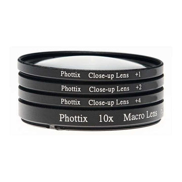 Phottix +1,+2,+4,10x Macro Lens (Close-up Lens) (72mm)