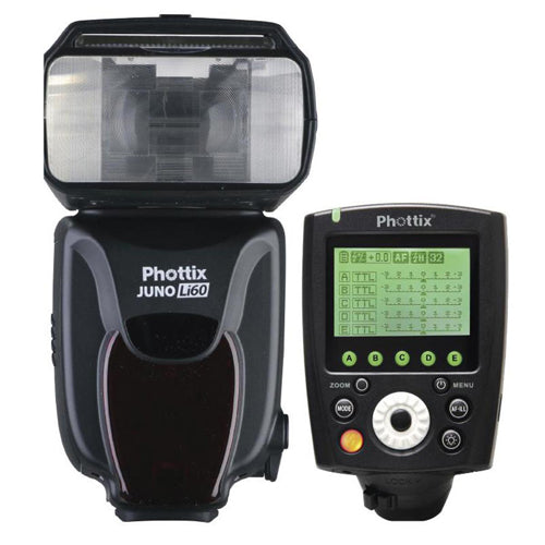 Phottix Juno Li60 Lithium Battery Hot Shoe Flash   Odin II Tx Combo (Canon)